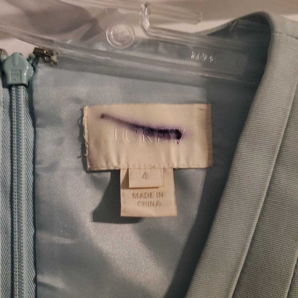 J.Crew seafoam Bridesmaid Dress with pockets!! - Picture 3 of 3